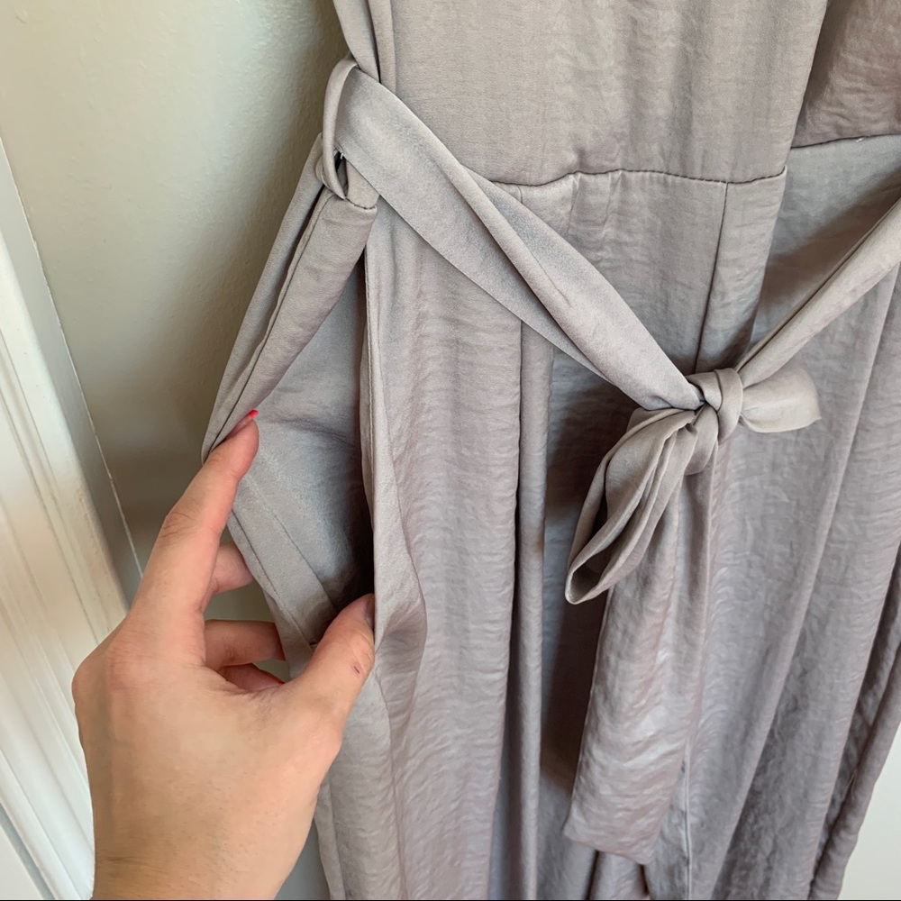 Satin jumpsuit 🤍 - Picture 6 of 15